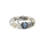 Gray Moonlight Aquamarine Strings