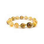 Yellow Pagoda Crystal Gold Tiger's Eye Yellow Tiger's Eye String
