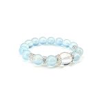 Aquamarine White Crystal Strings