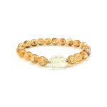 Yellow Pagoda Crystal Citrine Brave Bracelet