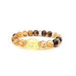 Yellow Tiger Eye Yellow Pagoda Crystal Citrine Fox Strings