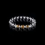 White Crystal Zodiac Bracelet - Rabbit Pig Sheep