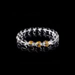 White Crystal Zodiac Bracelet - Tiger Horse Dog