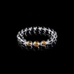 White Crystal Zodiac Bracelet - Snake Rooster Ox